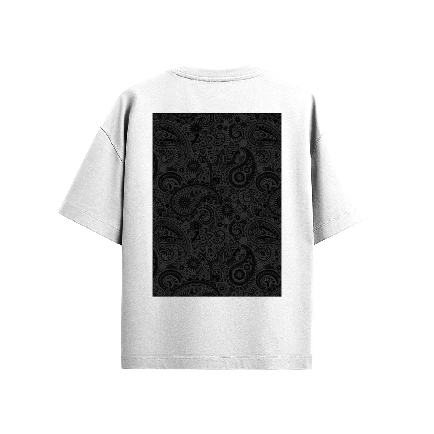 Supplew™ Noir Paisley Oversize T-Shirt