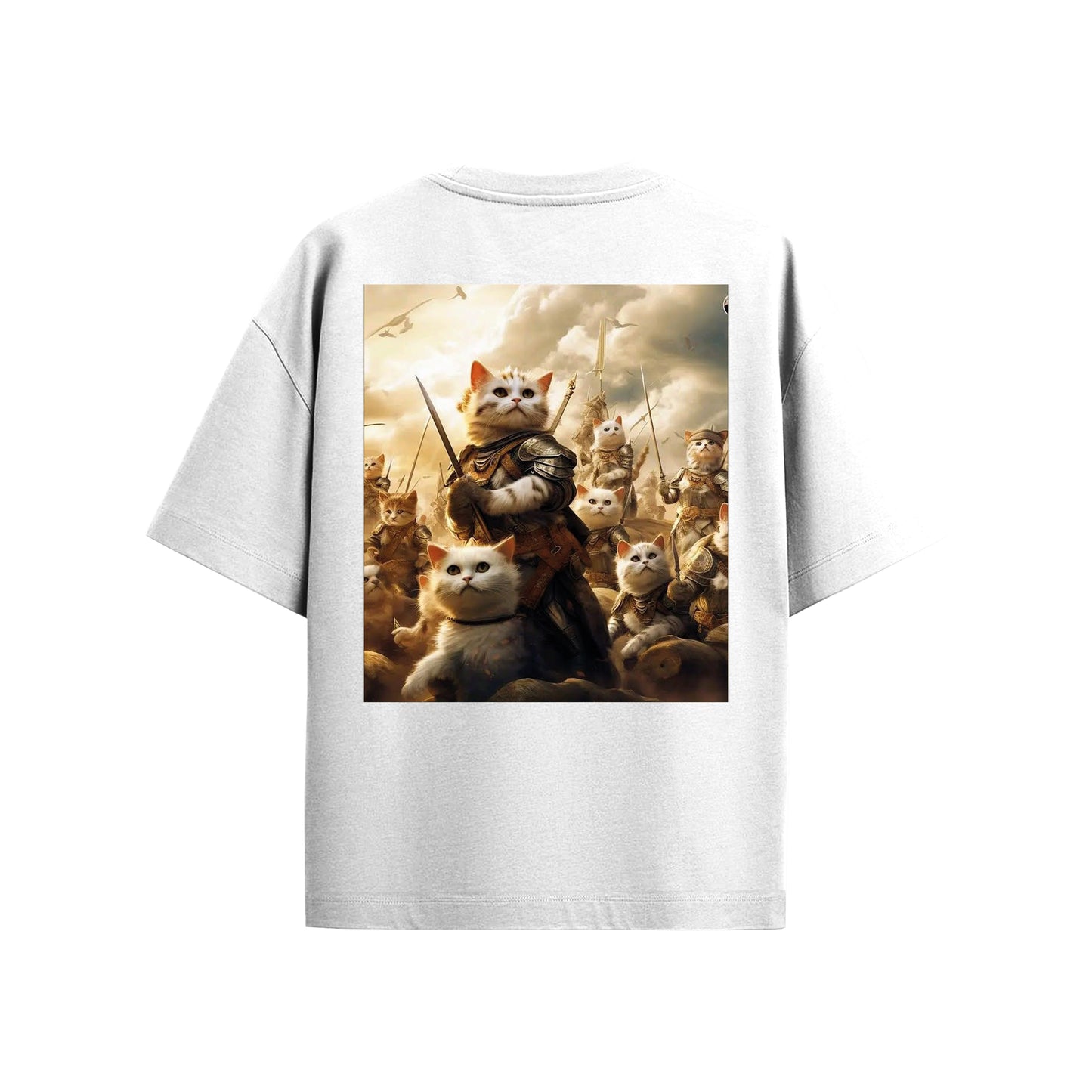 Supplew™ Oversize Savaşçı Kediler T-Shirt