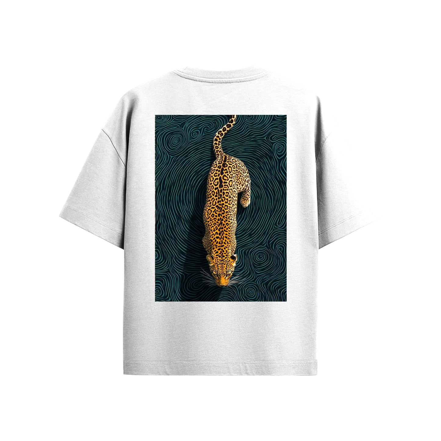 Supplew™ Emerald Leopard Oversize T-Shirt