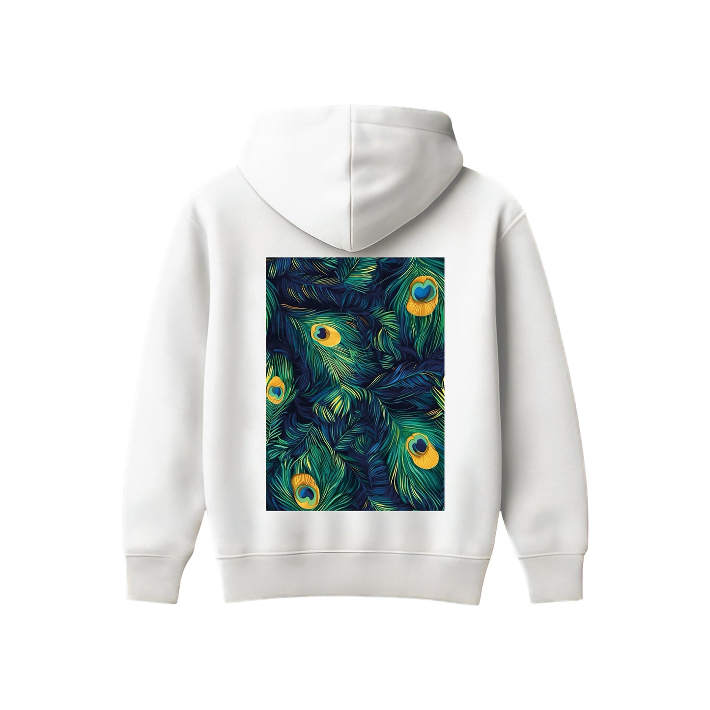 Supplew™ Emerald Plume Oversize Hoodie