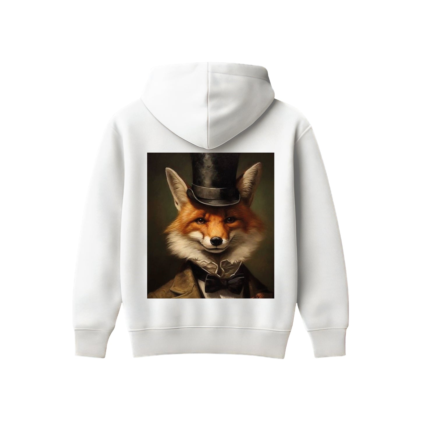 Supplew™ Silindir Şapkalı Tilki Oversize Hoodie