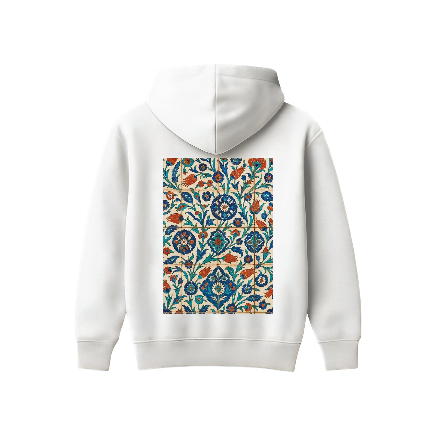 Supplew™ Iznik Bloom Oversize Hoodie
