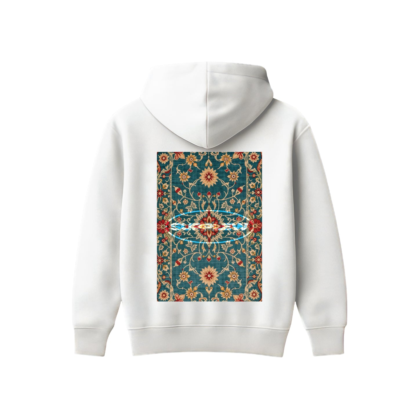 Supplew™ Turquoise Dynasty Oversize Hoodie