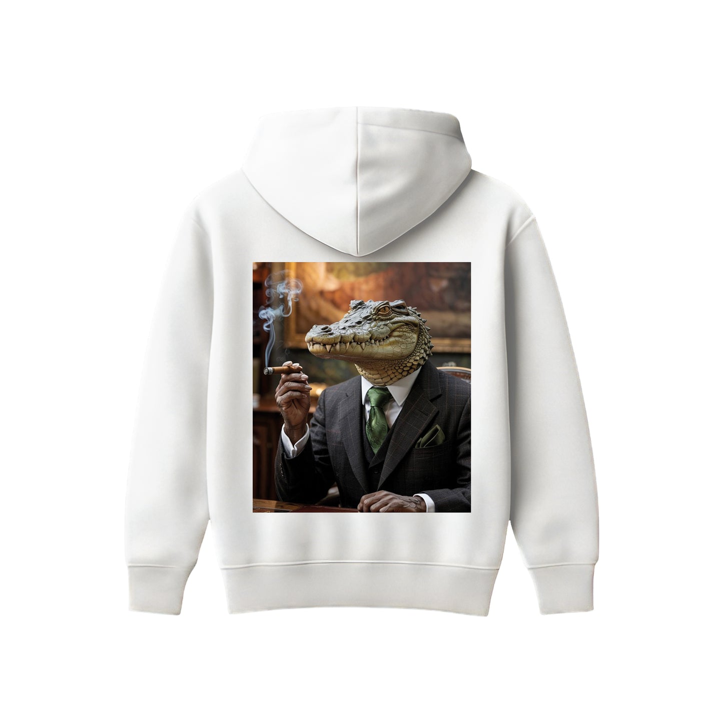 Supplew™ Takım Elbiseli Timsah Oversize Hoodie