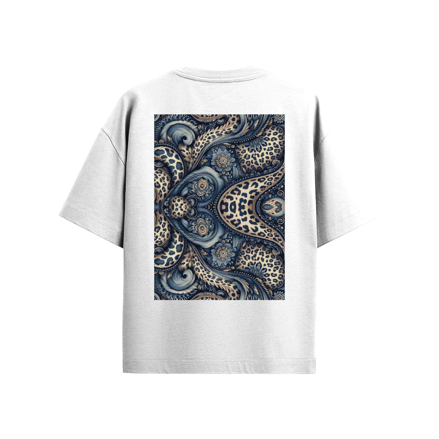 Supplew™ Sapphire Leopard Oversize T-Shirt