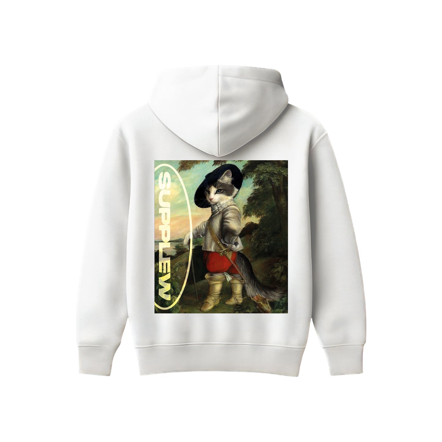 Supplew™ Şapkalı Kedi Oversize Hoodie