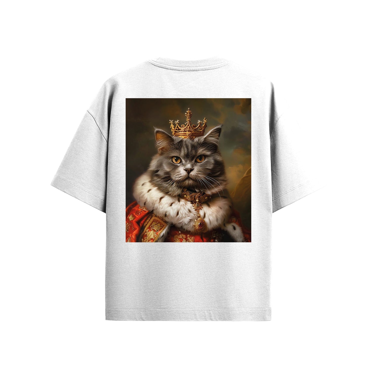Supplew™ Oversize Royal Cat T-Shirt