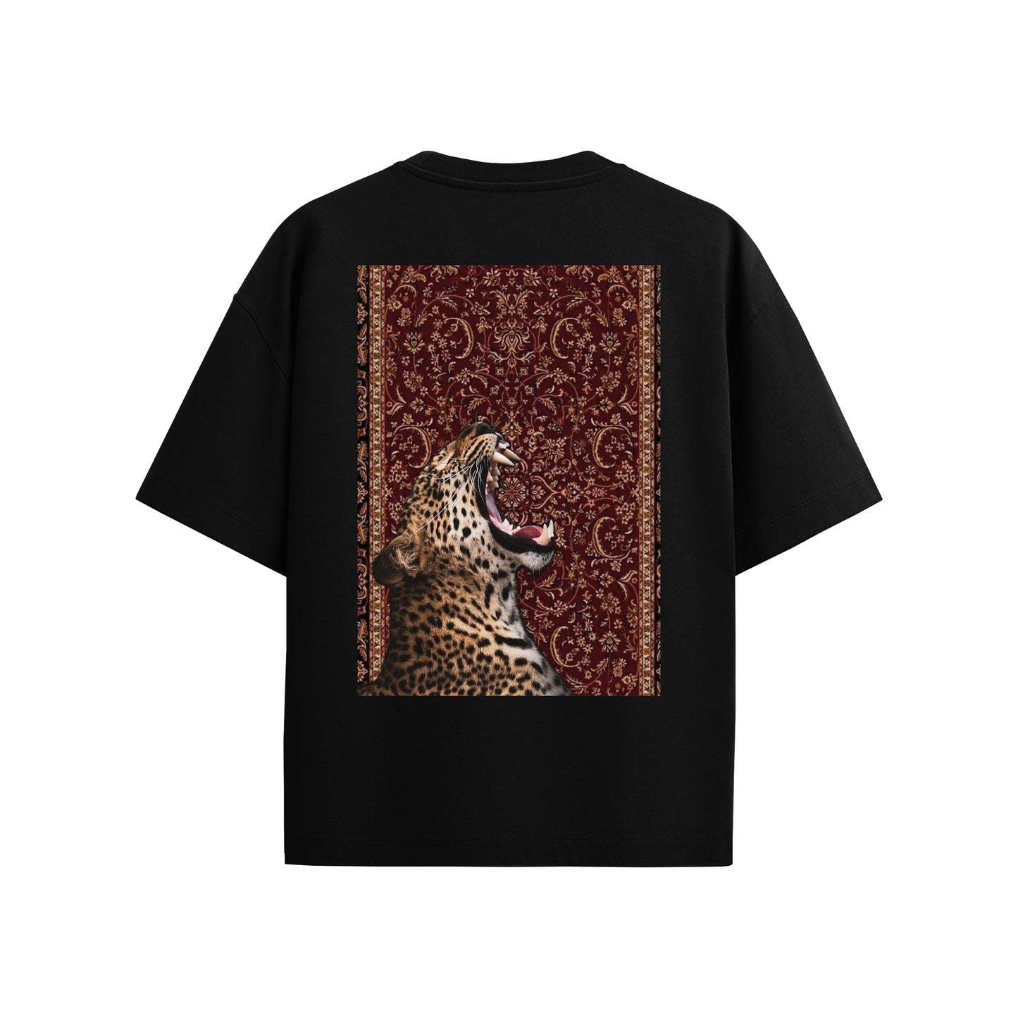 Supplew™ Crimson Roar Oversize T-Shirt