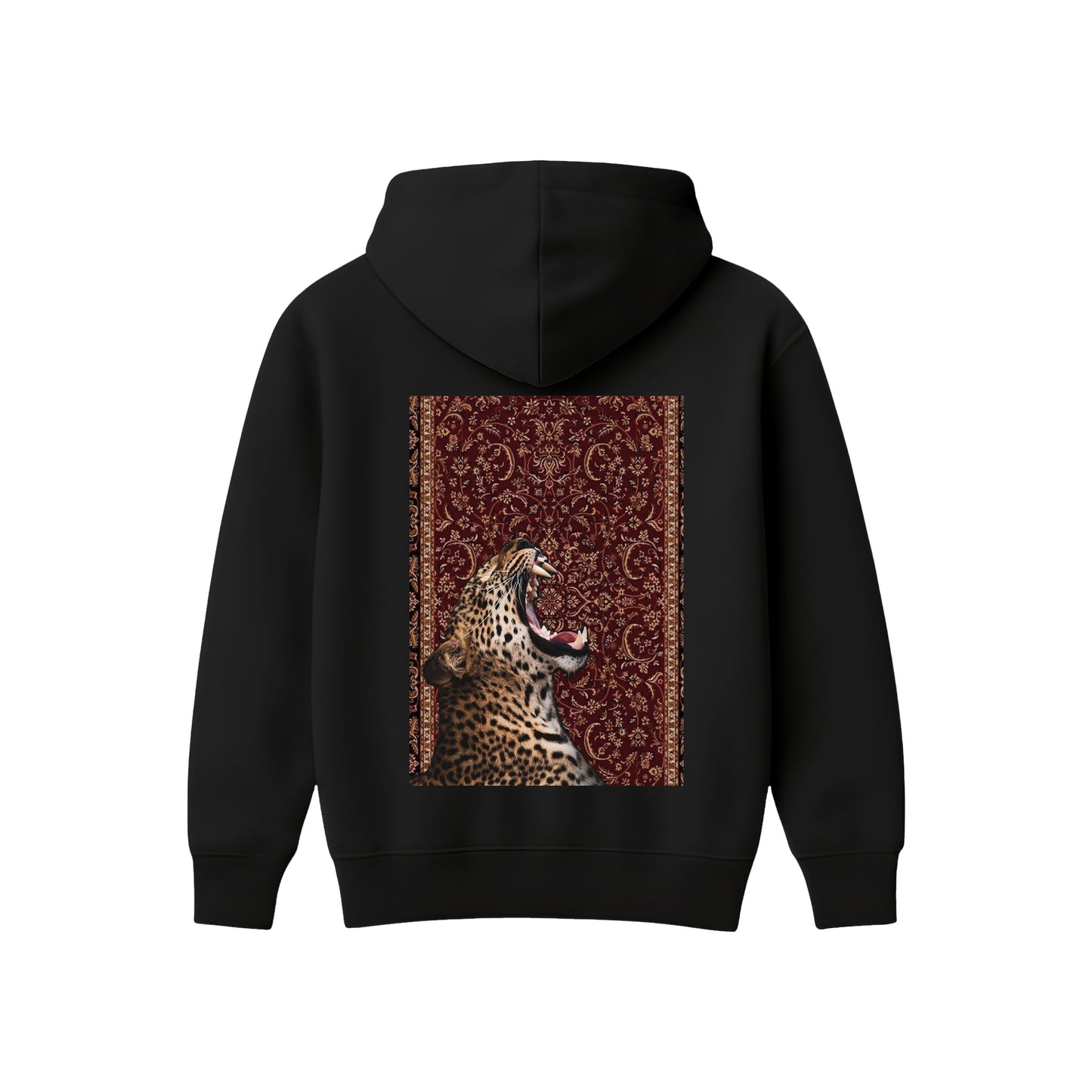 Supplew™ Crimson Predator Oversize Hoodie