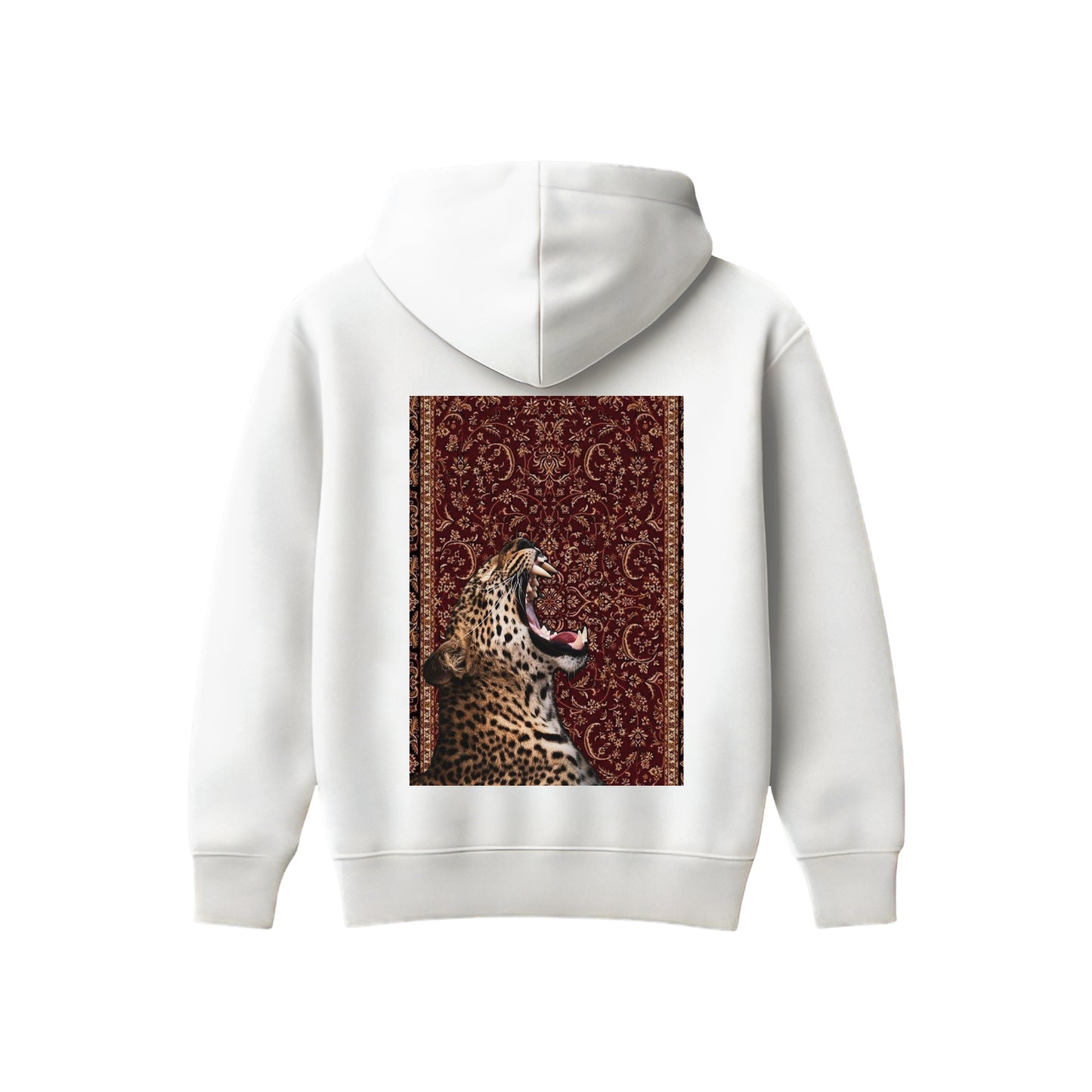 Supplew™ Crimson Predator Oversize Hoodie