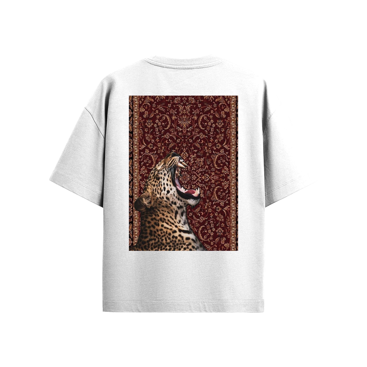 Supplew™ Crimson Roar Oversize T-Shirt