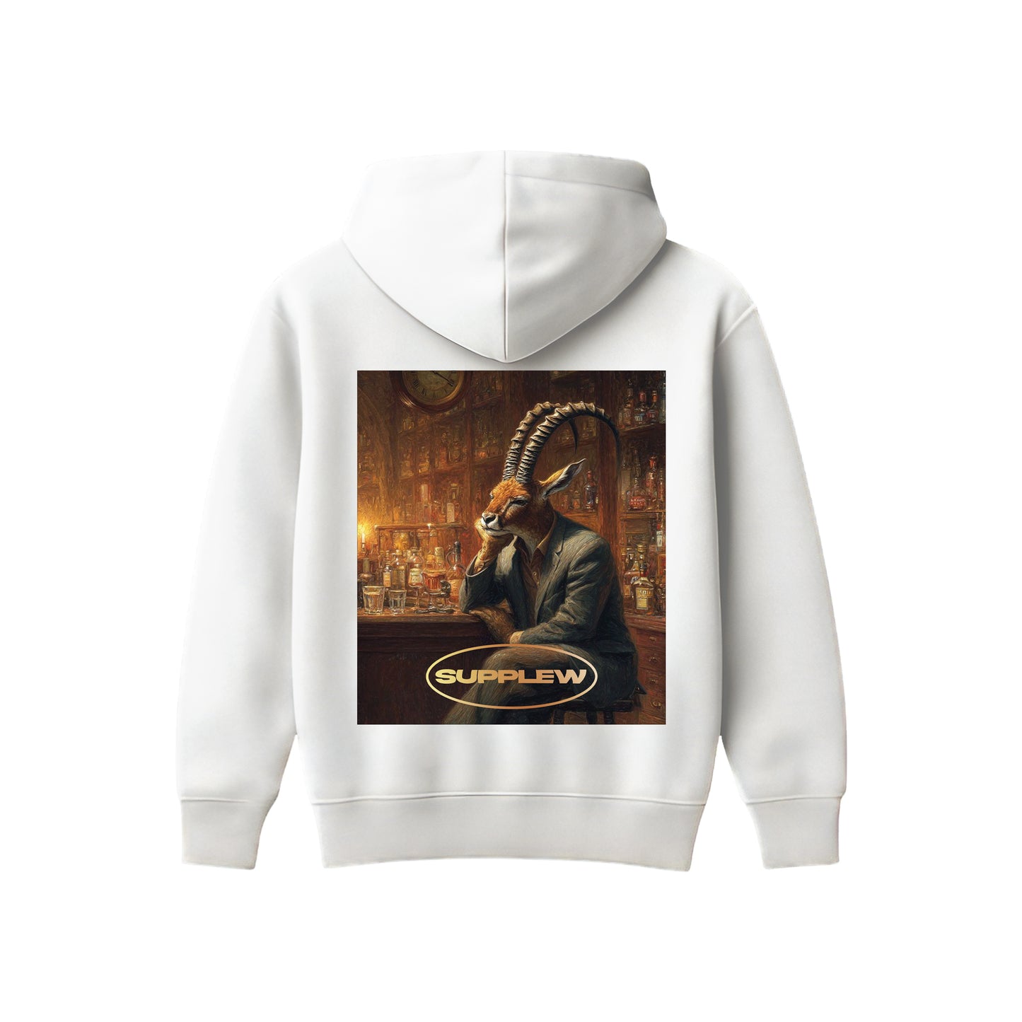 Supplew™ Asil Keçi Oversize Hoodie