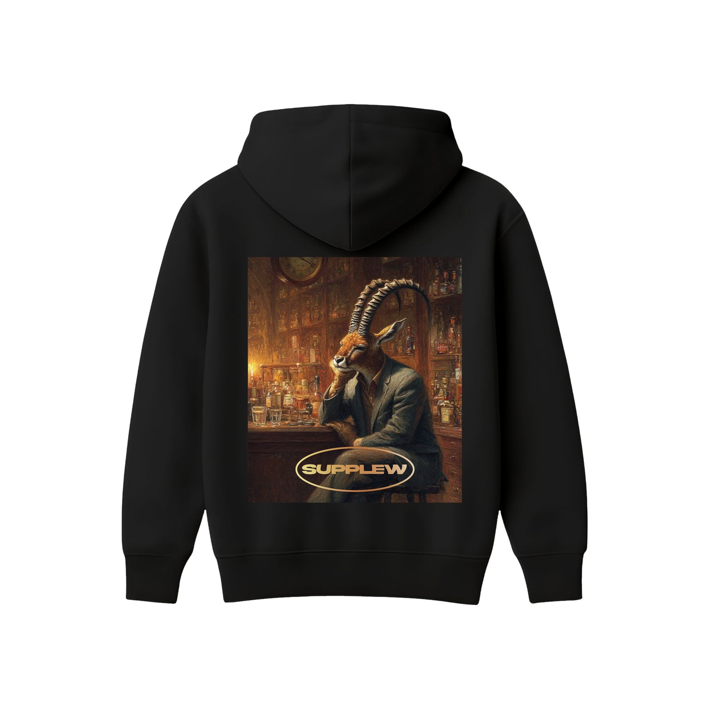 Supplew™ Asil Keçi Oversize Hoodie