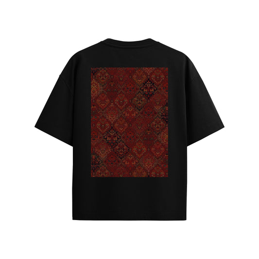Supplew™ Crimson Heritage Oversize T-Shirt