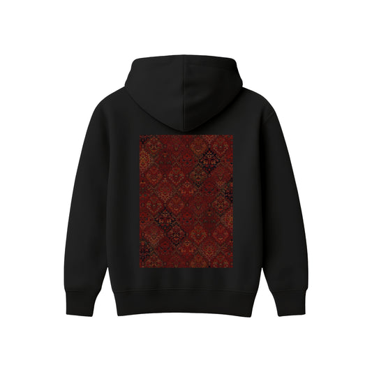Supplew™ Crimson Archive Oversize Hoodie