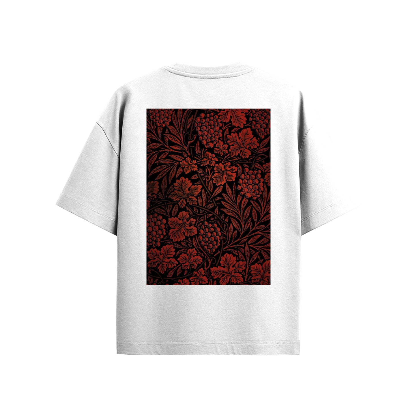 Supplew™ Crimson Noir Oversize T-Shirt