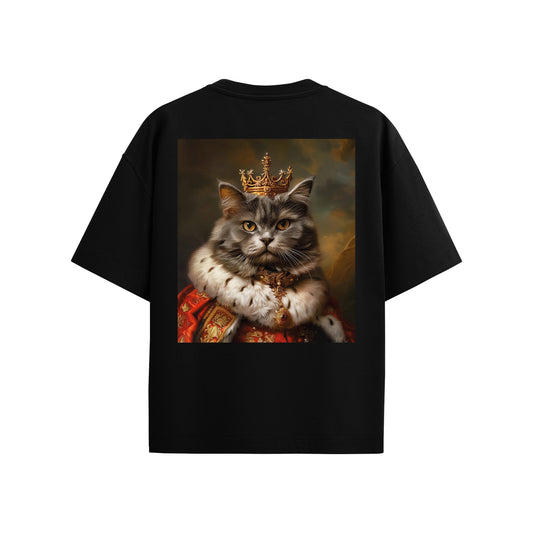Supplew™ Oversize Royal Cat T-Shirt