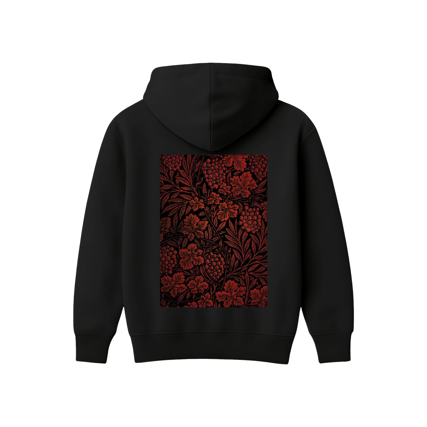 Supplew™ Midnight Bloom Oversize Hoodie