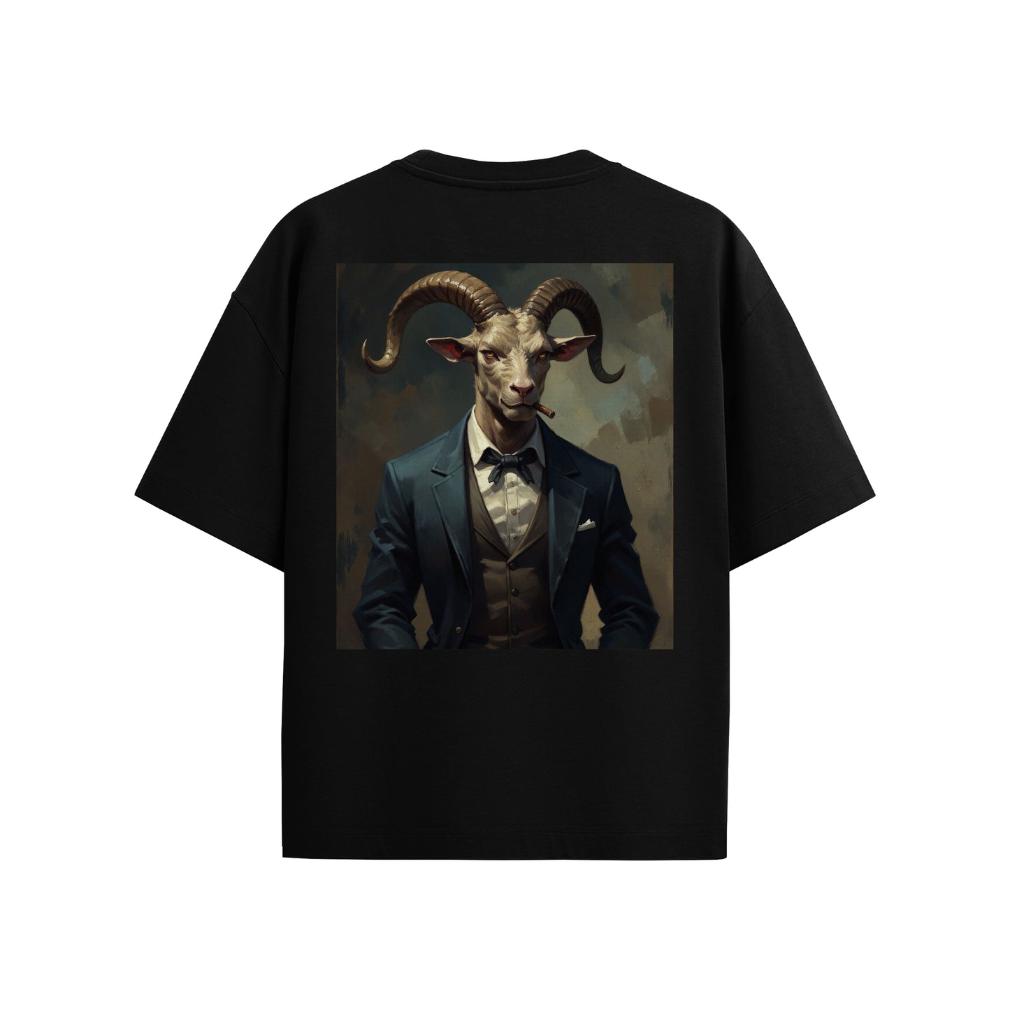 Supplew™ Oversize Boynuzlu Koç T-Shirt