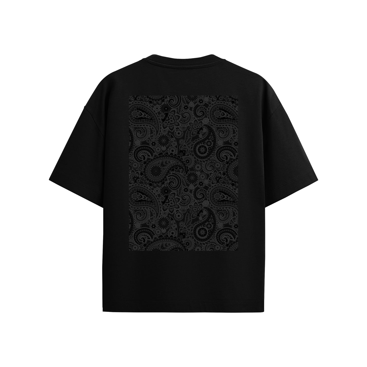 Supplew™ Noir Paisley Oversize T-Shirt