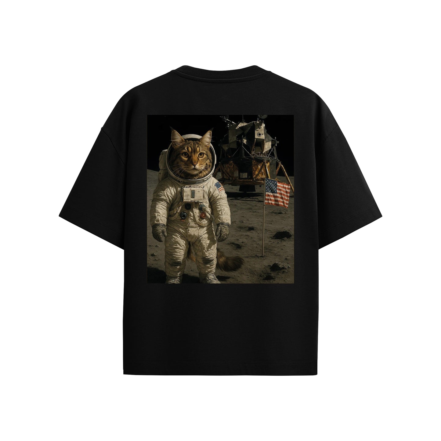 Supplew™ Oversize Astronot Kedi T-Shirt