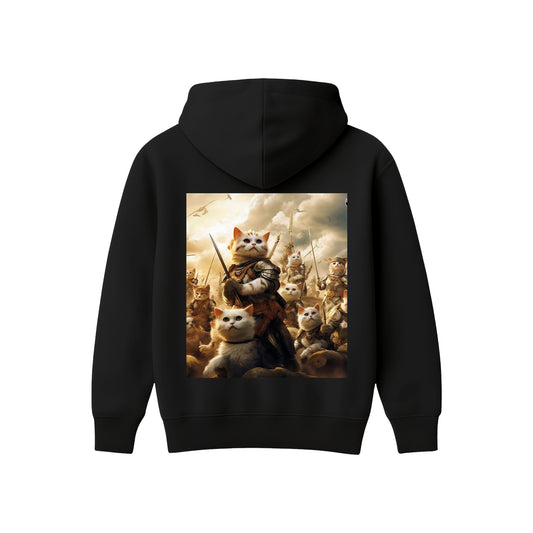 Supplew™ Savaşçı Kediler Oversize Hoodie