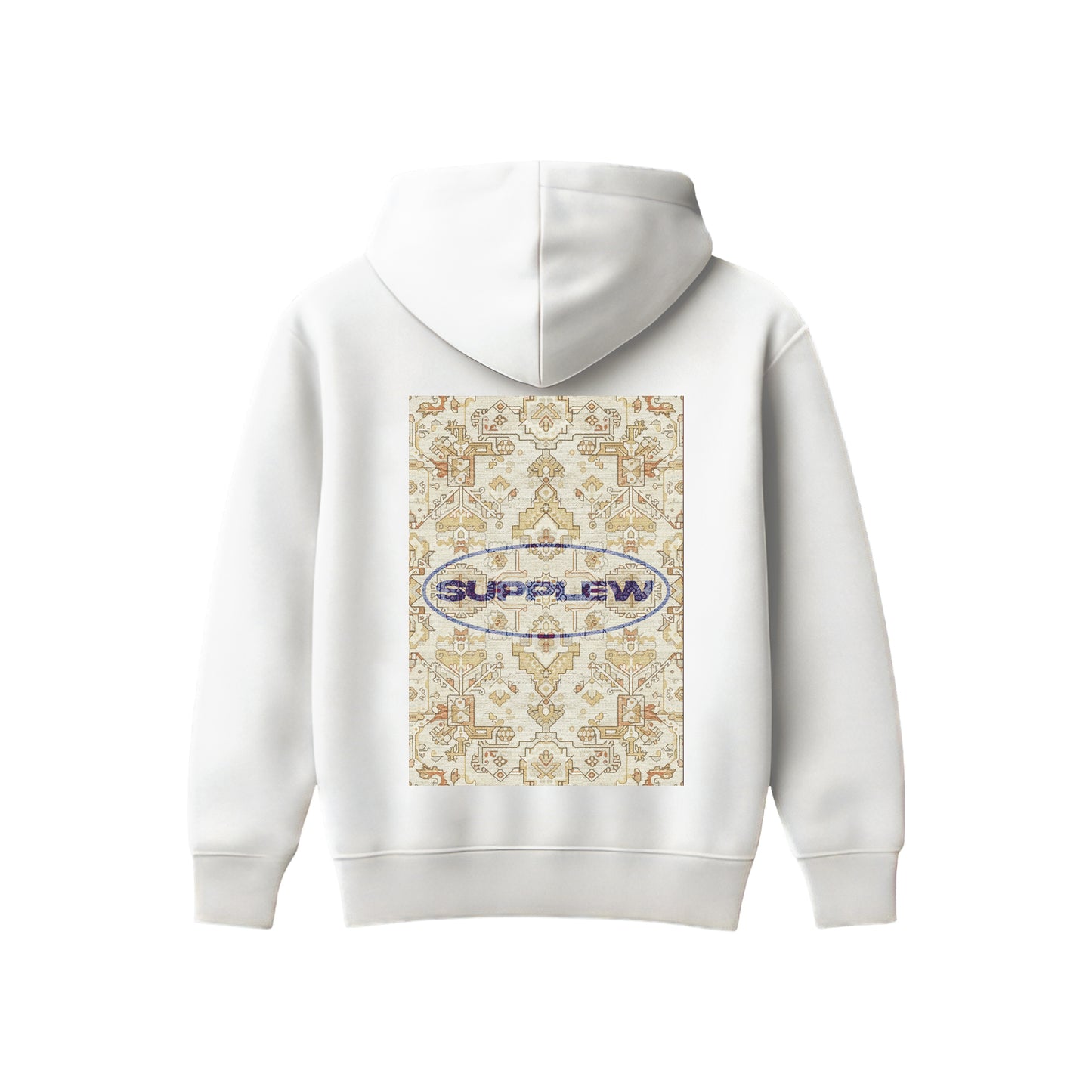 Supplew™ Ivory Archive Oversize Hoodie