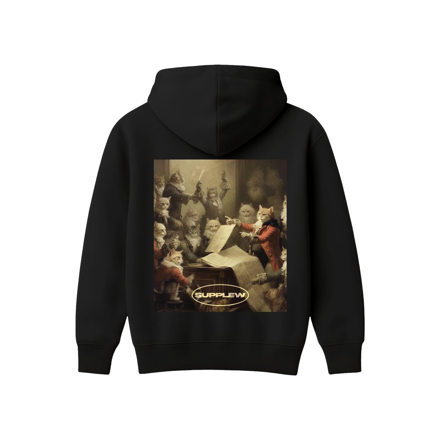 Supplew™ Meclis Kedileri Oversize Hoodie