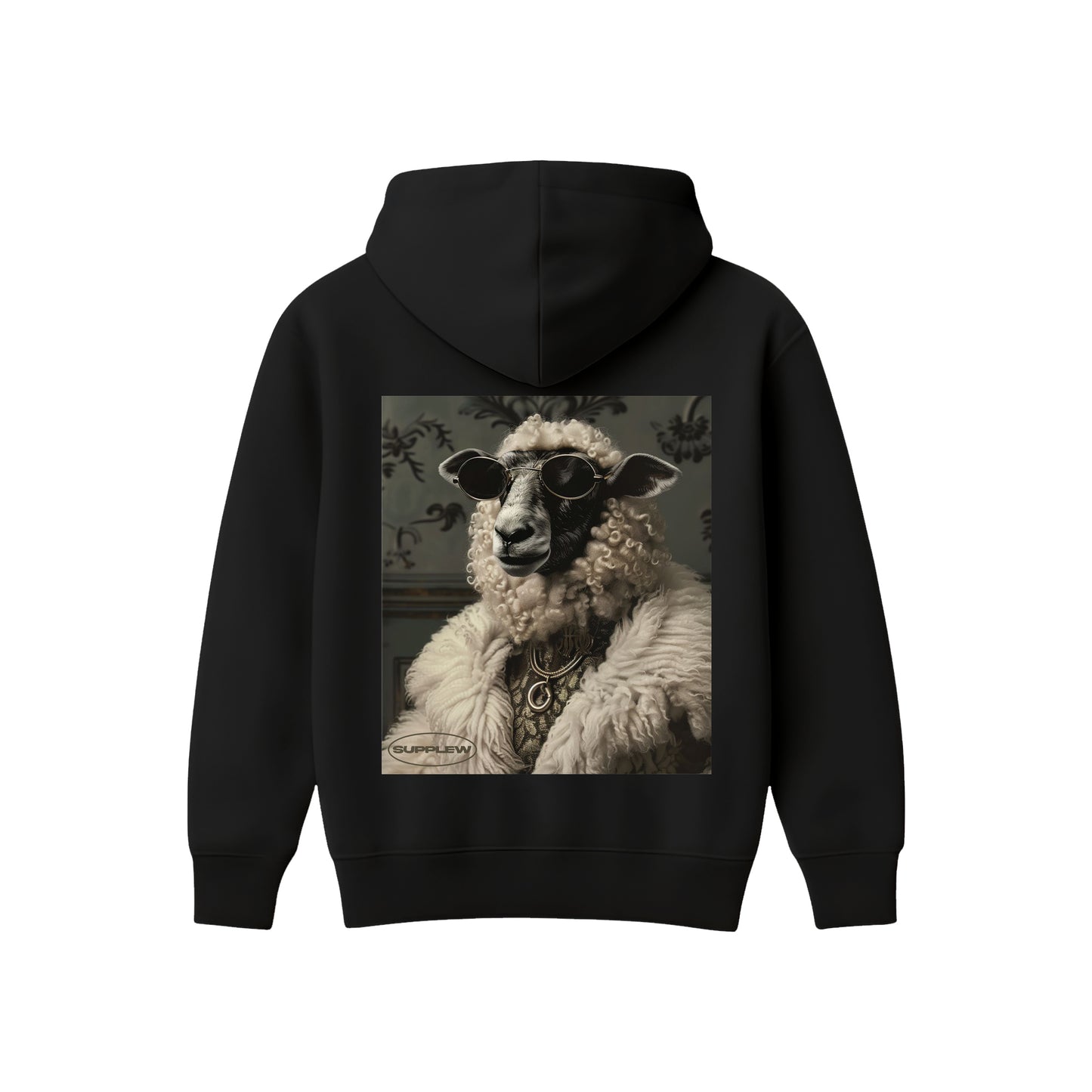 Supplew™ Gözlüklü Koyun Oversize Hoodie