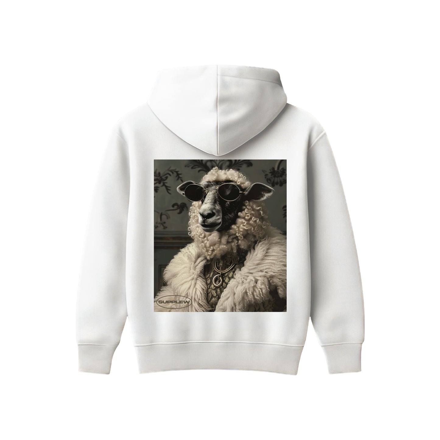 Supplew™ Gözlüklü Koyun Oversize Hoodie