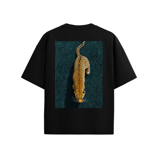 Supplew™ Emerald Leopard Oversize T-Shirt