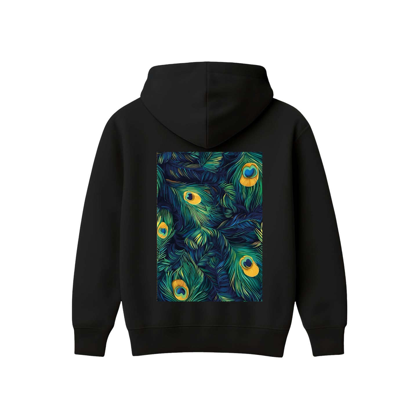 Supplew™ Emerald Plume Oversize Hoodie