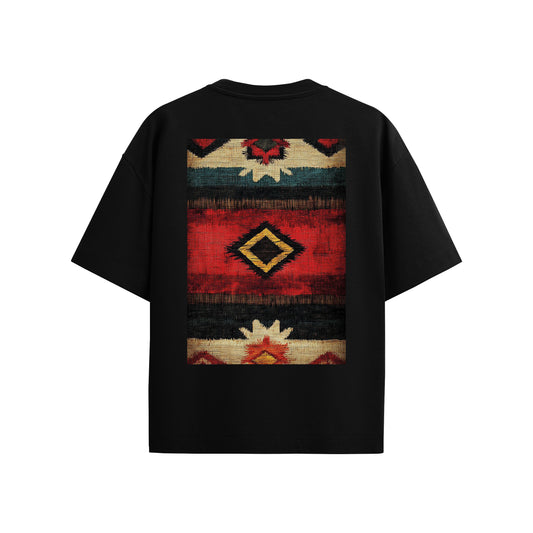 Supplew™ Tribal Ember Oversize T-Shirt