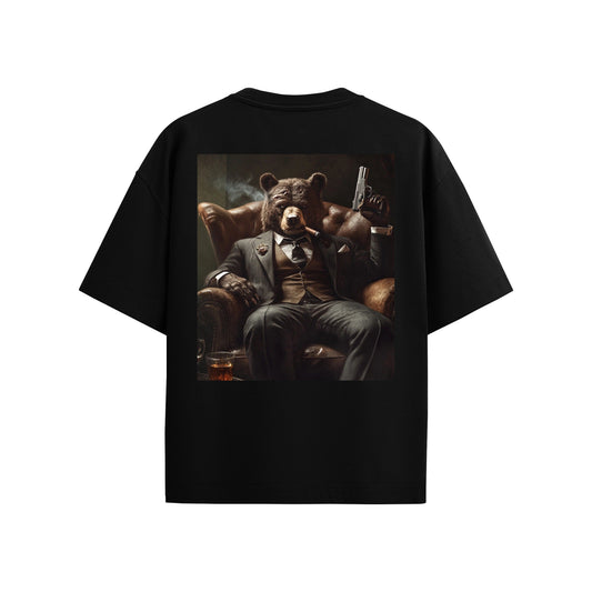 Supplew™ Oversize Mafia Bear T-Shirt