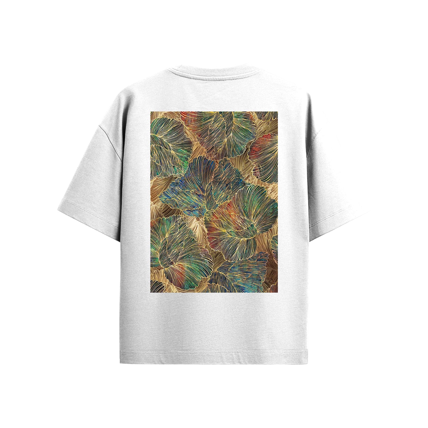 Supplew™ Golden Foliage Oversize T-Shirt
