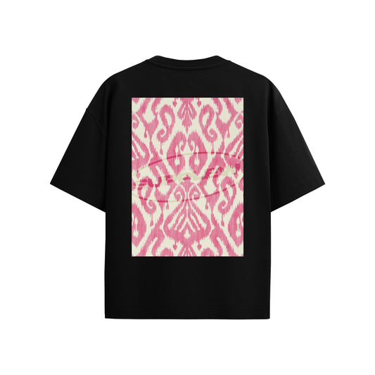 Supplew™ Rose Ikat Oversize T-Shirt