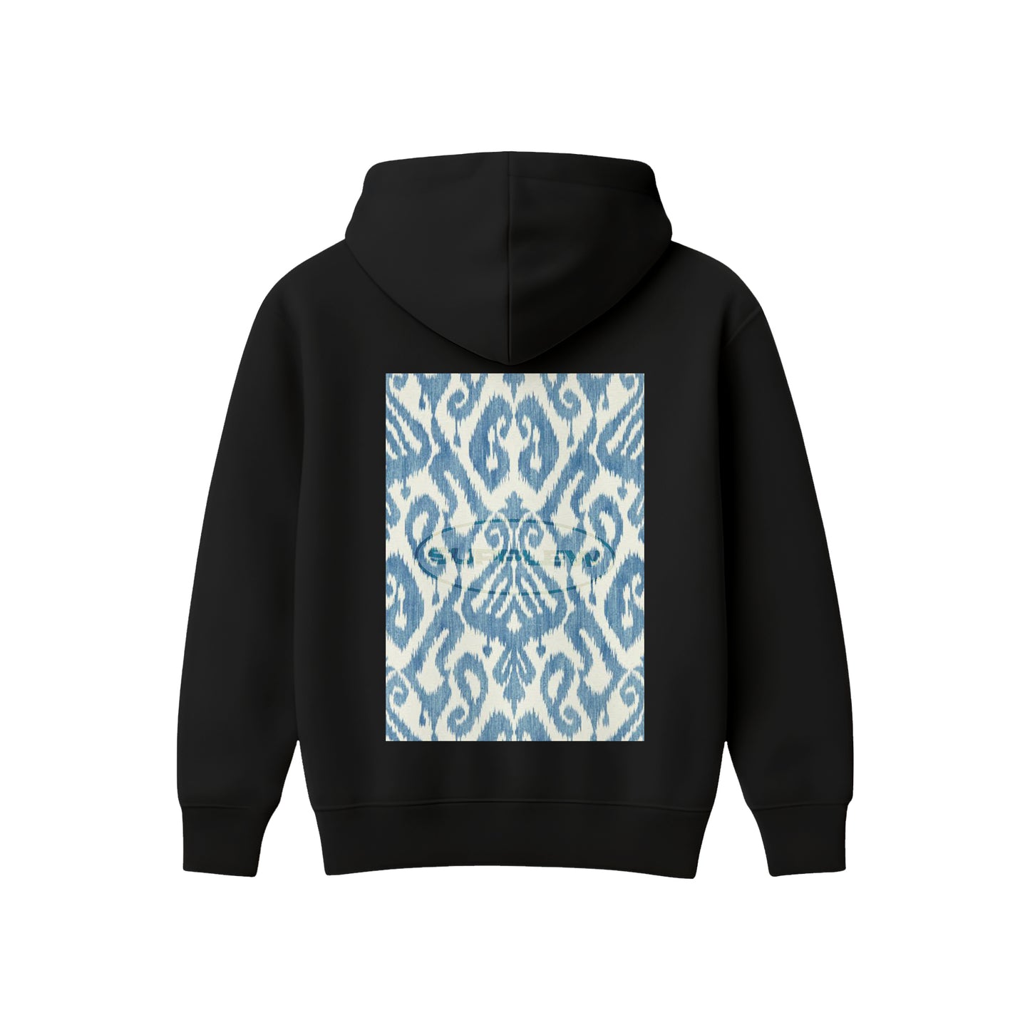 Supplew™ Azure Ikat Oversize Hoodie