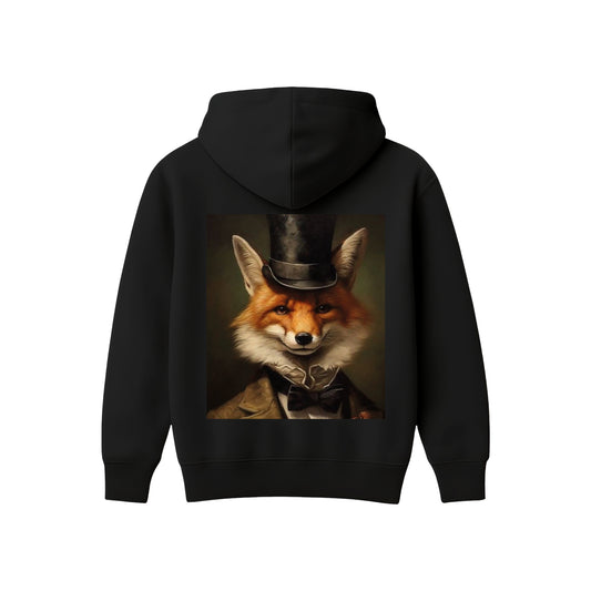 Supplew™ Silindir Şapkalı Tilki Oversize Hoodie