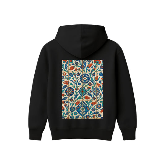 Supplew™ Iznik Bloom Oversize Hoodie