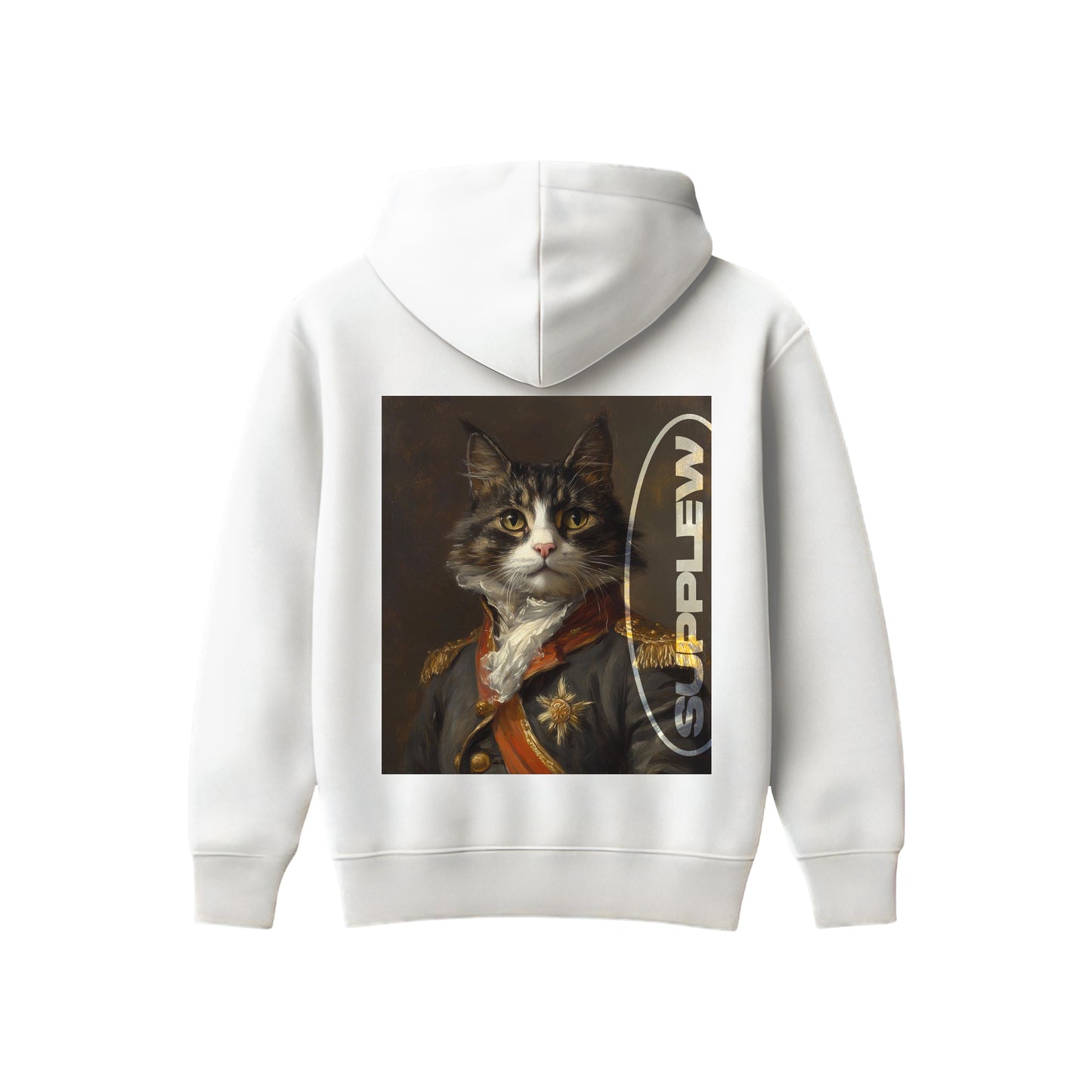 Supplew™ Asil Kedi Portresi Oversize Hoodie