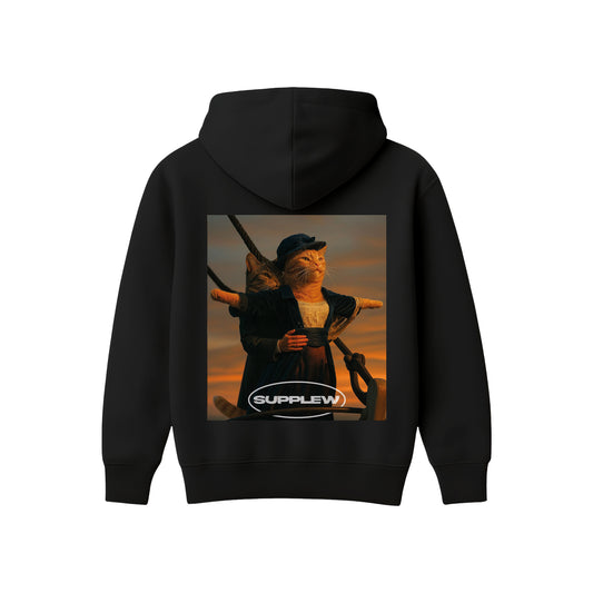 Supplew™ Titanik Kediler Oversize Hoodie