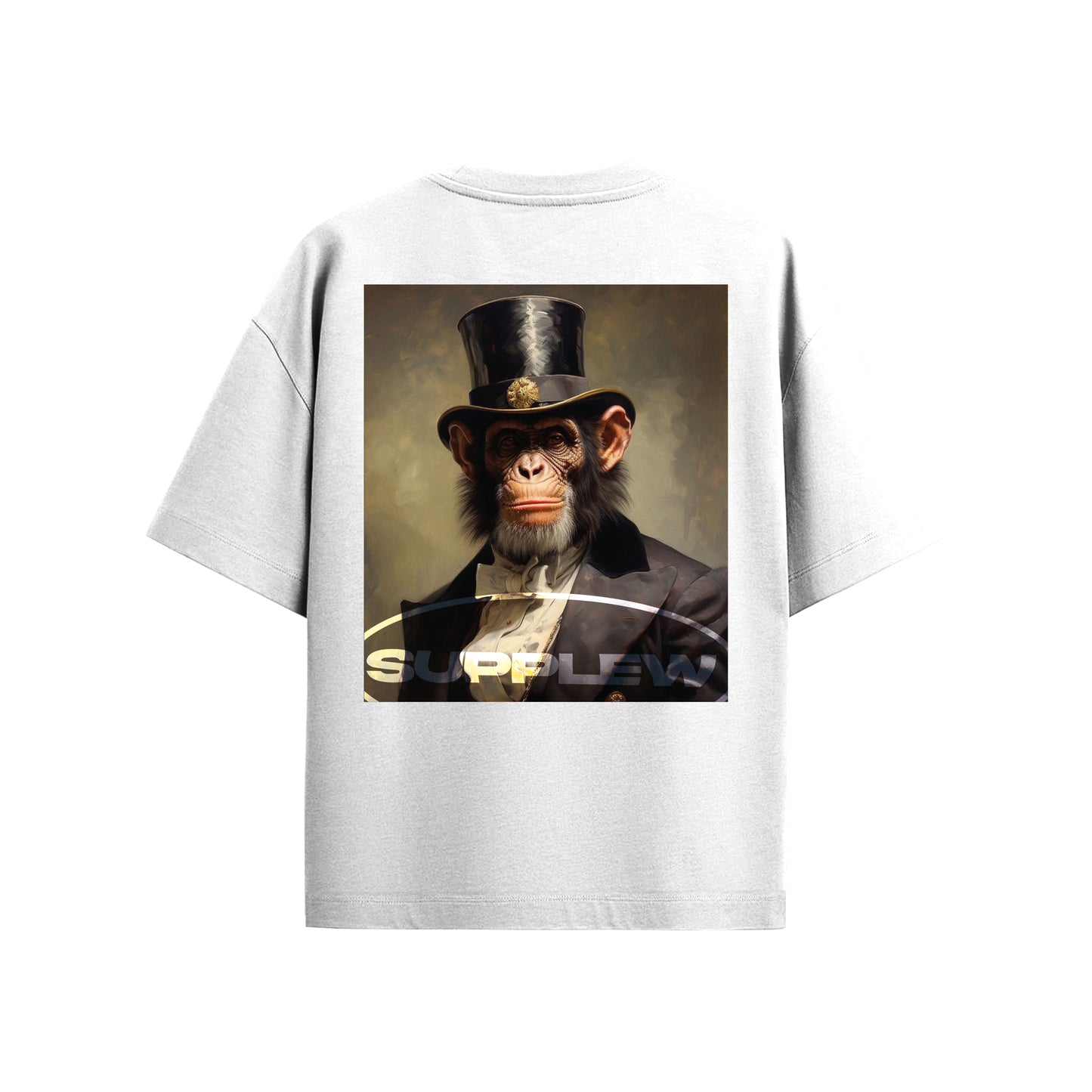 Supplew™ Oversize Şapkalı Maymun T-Shirt