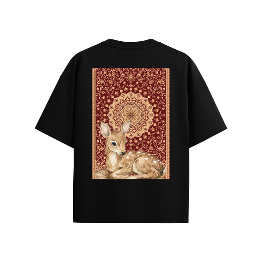 Supplew™ Scarlet Fawn Oversize T-Shirt