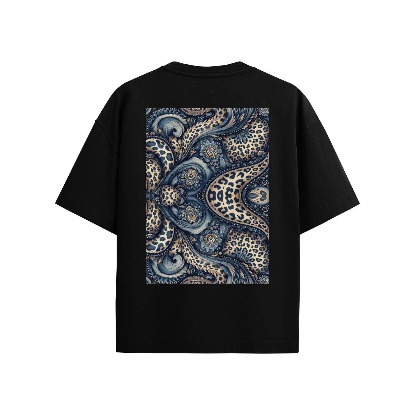 Supplew™ Sapphire Leopard Oversize T-Shirt