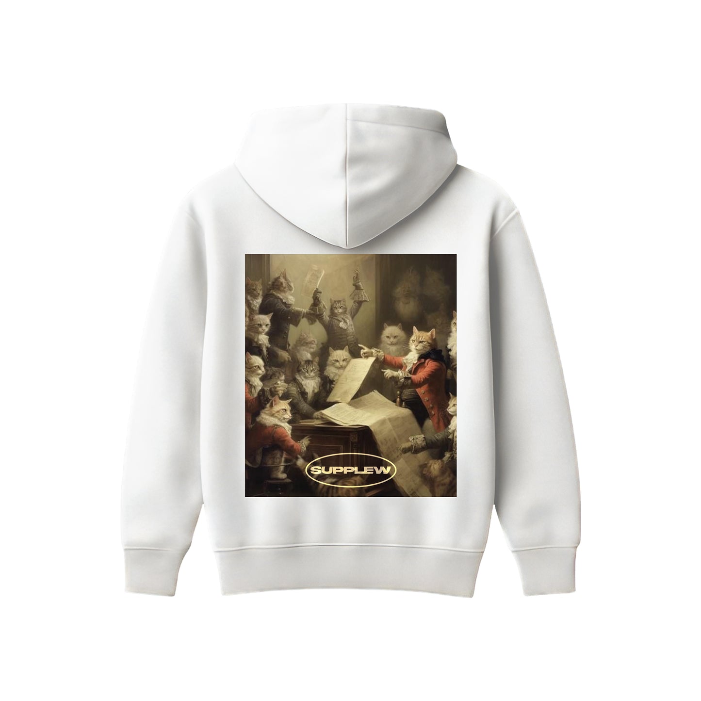 Supplew™ Meclis Kedileri Oversize Hoodie