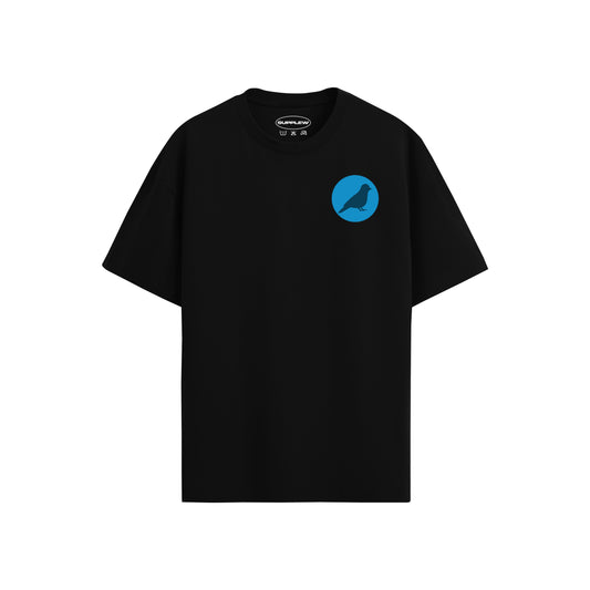 Supplew™ Oversize Kuş Amblem T-Shirt
