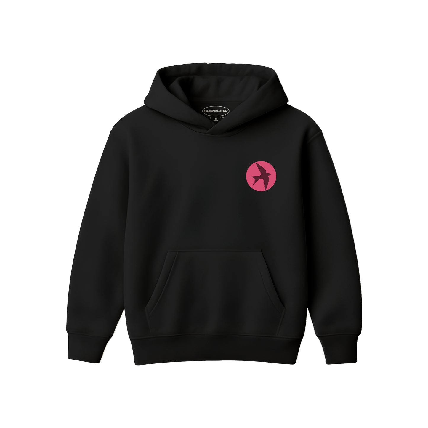 Supplew™ Oversize Kuş Logolu Hoodie